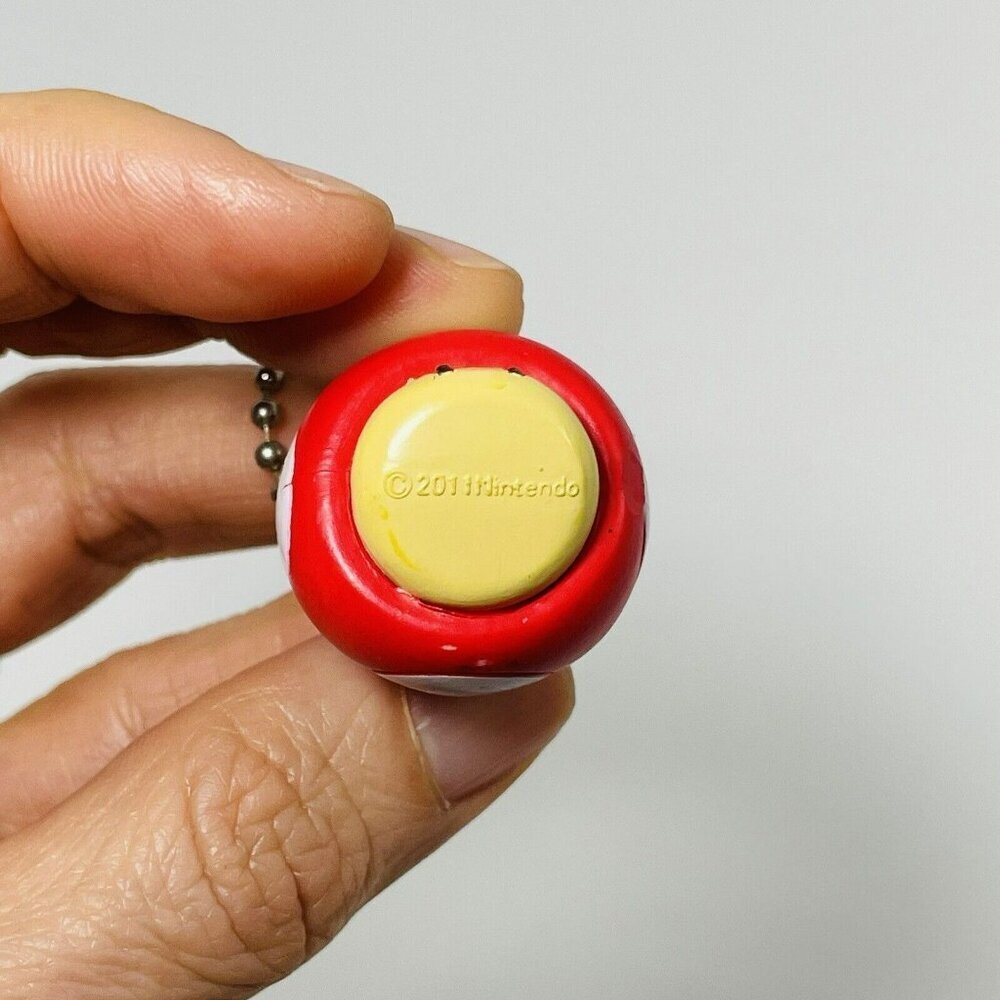 Nintendo Mario Mushroom Keychain Mini Figure Keyring Anime Game Symbol Mascot - Picture 6 of 9